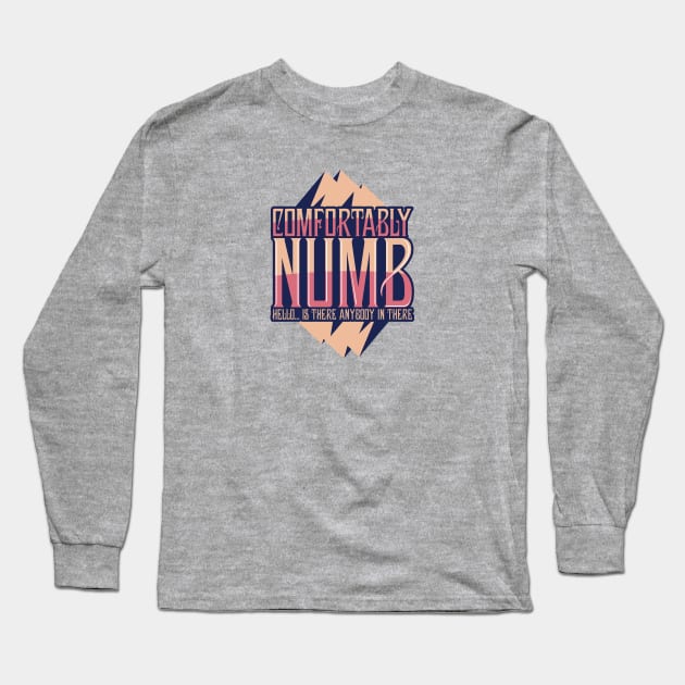 comfortably Numb Mountains Long Sleeve T-Shirt by monin_81